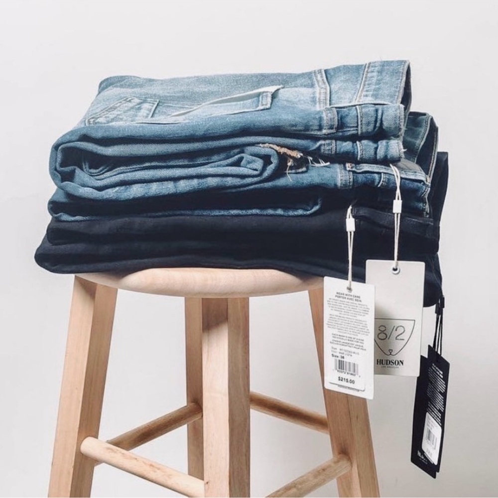 5 PAIR JEANS DESIGNER RESELLER’S Brand Name Denim Mystery Bundle Lot Set Small